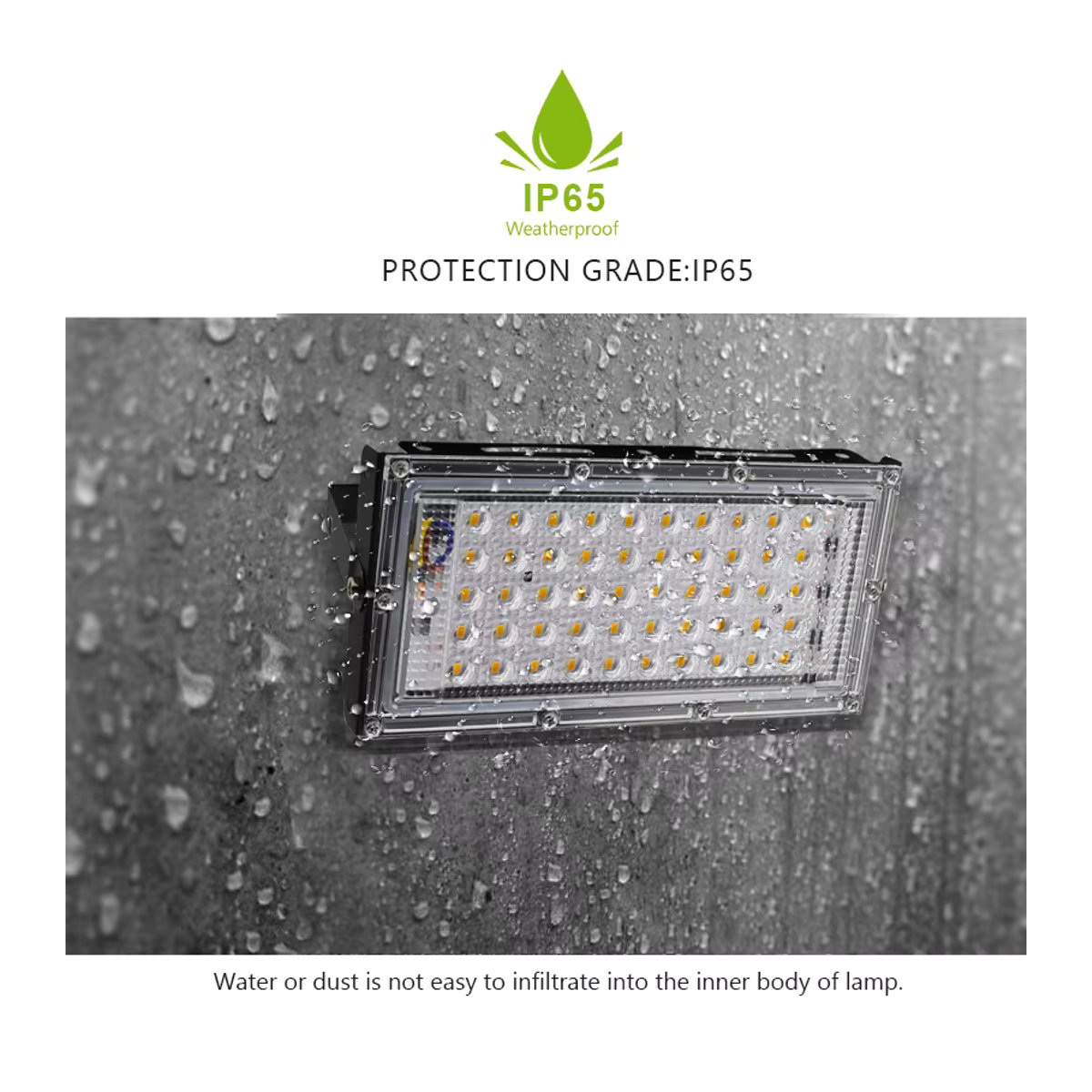 YNL Vollspektrum LED Pflanzenlampe 50W Phyto Lampe als LED Flutlicht für Indoor und Outdoor im Gewächshaus und für Hydrokultur - Bild 4