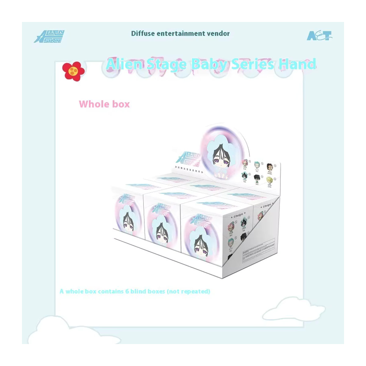 YOAINGO Alien Stage Baby Serie Blind Box Anime Sammelfiguren Multicolor - Bild 2