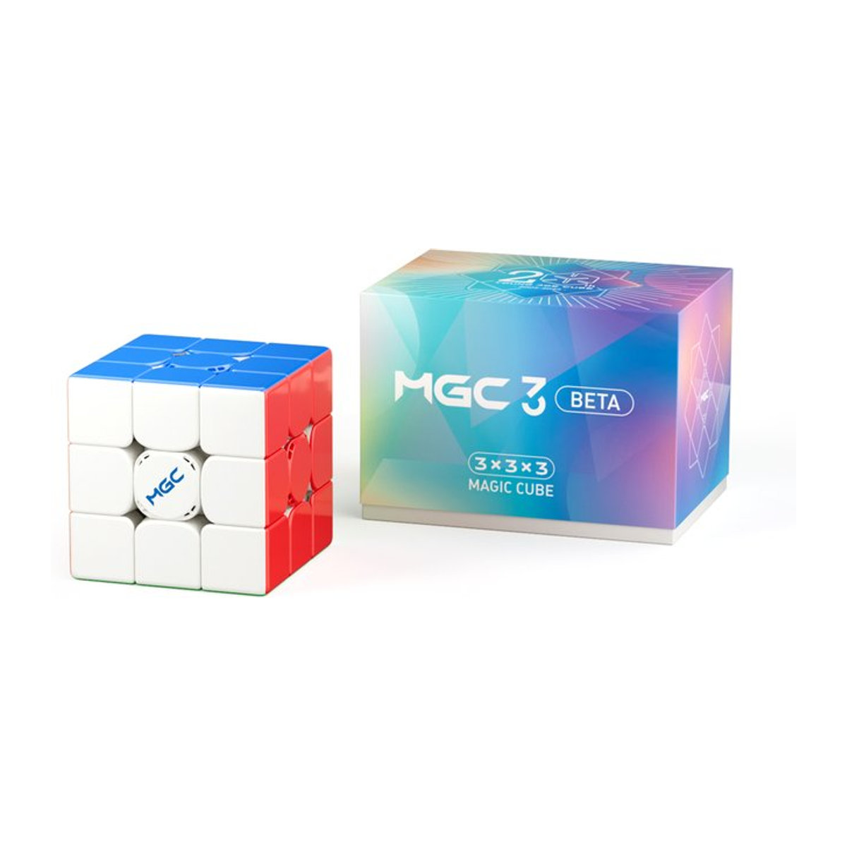Yongjun Picube 2025 YJ MGC Beta 3x3 Magnetischer Speed Cube Stickerless Bunt - Bild 1