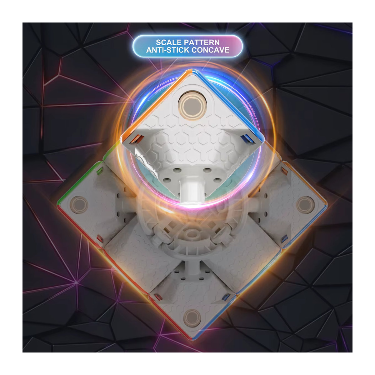Yongjun Picube 2025 YJ MGC Beta 3x3 Magnetischer Speed Cube Stickerless Bunt - Bild 5