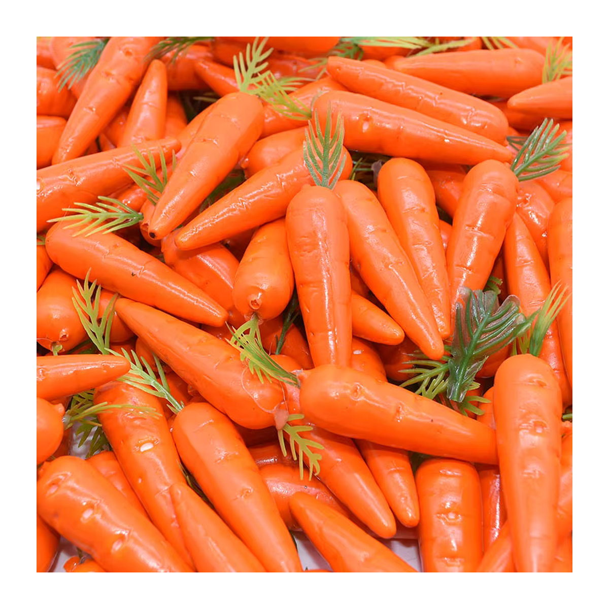 YONGSNOW Künstliche Mini Karotten aus Schaumstoff in Orange für deine Ostern- und Geburtstagsdekoration - Bild 3