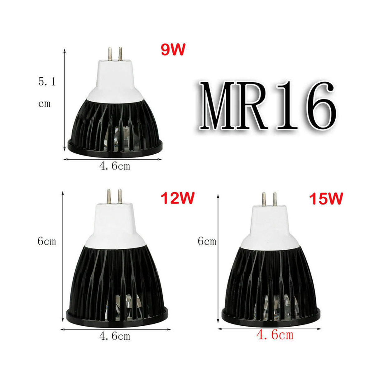 YORYZENG Dimmbare LED Strahlerlampe in verschiedenen Farben Rot Gelb Blau Grün Lila mit GU10 MR16 E27 E14 B22 Fassung - Bild 4