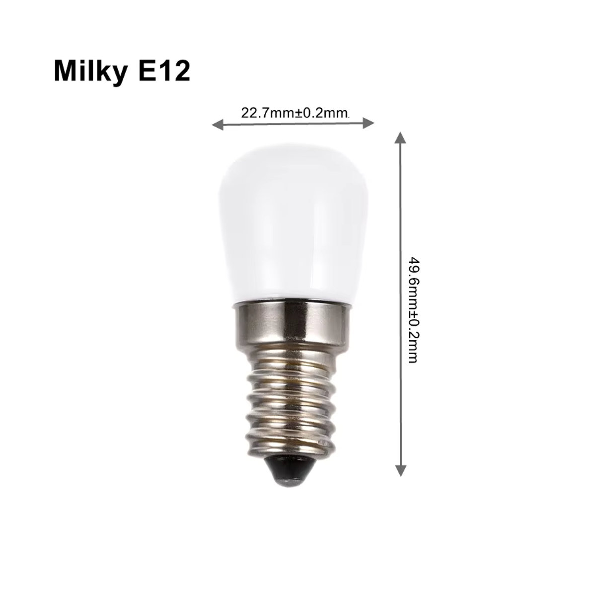 YORYZENG Mini LED Glühbirne 2W E12 E14 T22 2835 SMD für Kühlschrank und Gefrierschrank - Bild 2