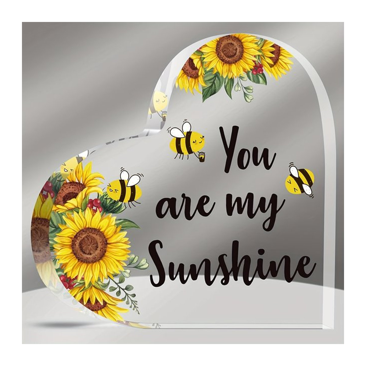 You Are My Sunshine Sonnenblumen-Dekoration aus Acryl für Tischdekorationen - Bild 1