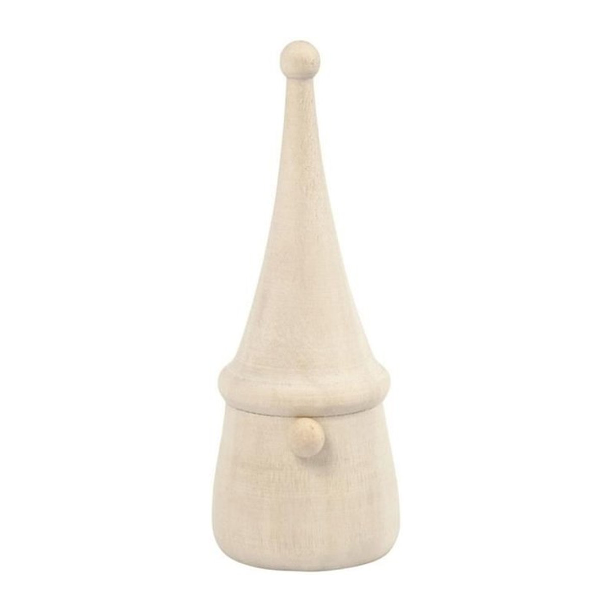 You do it Holzelfe aus Holz für Weihnachten und Winter, B/H: 8 x 3 cm - Bild 1