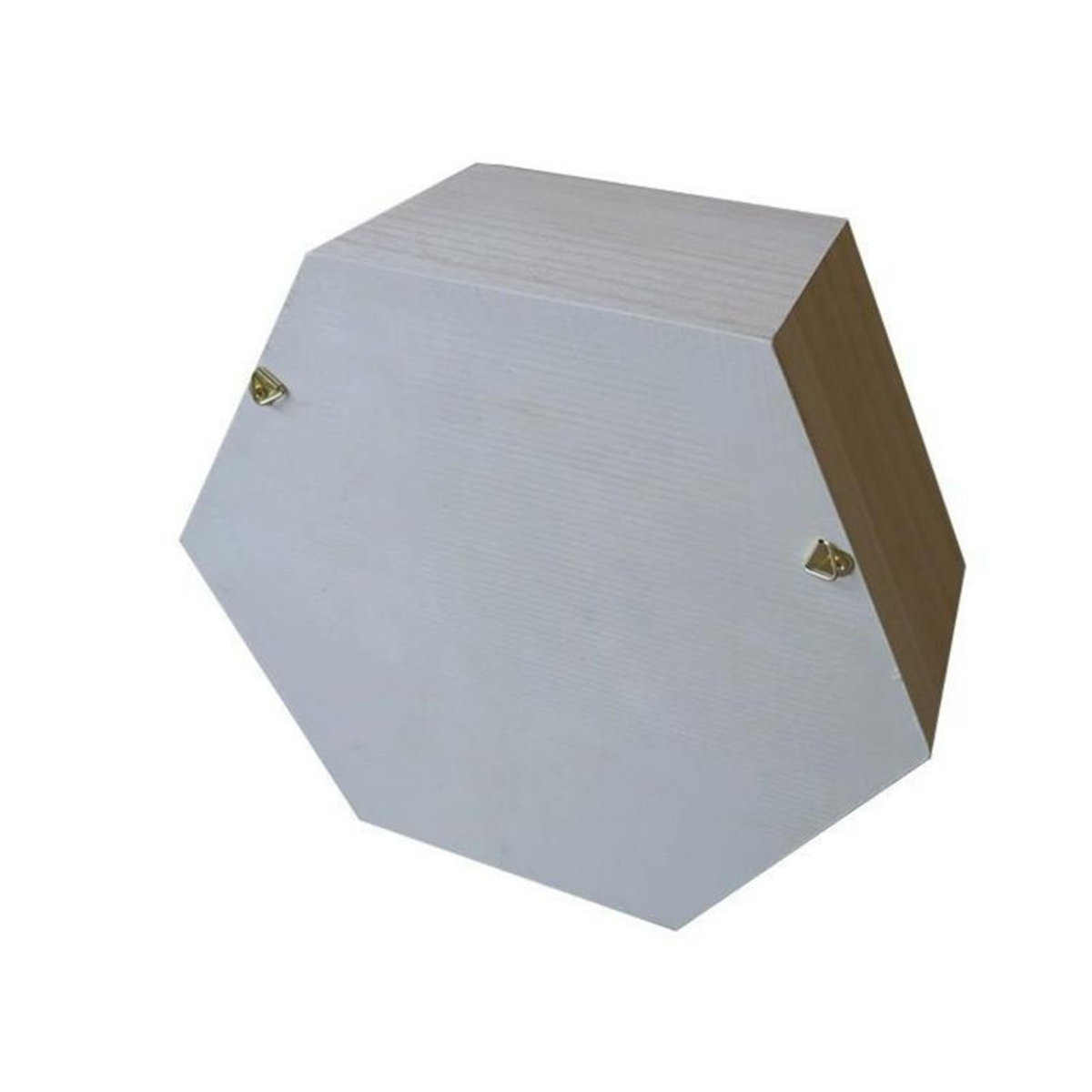 You do it Wandregale aus Holz im 2er-Set, sechseckig, B/H/T: 36 x 36 x 10 cm - Bild 2