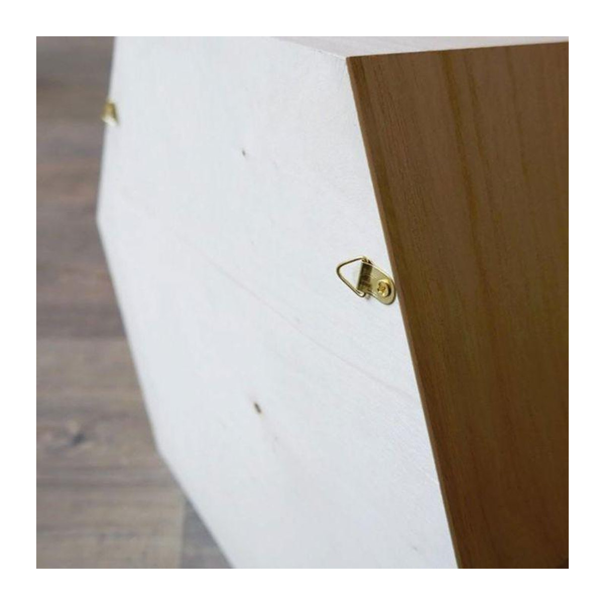 You do it Wandregale aus Holz im 2er-Set, sechseckig, B/H/T: 36 x 36 x 10 cm - Bild 3