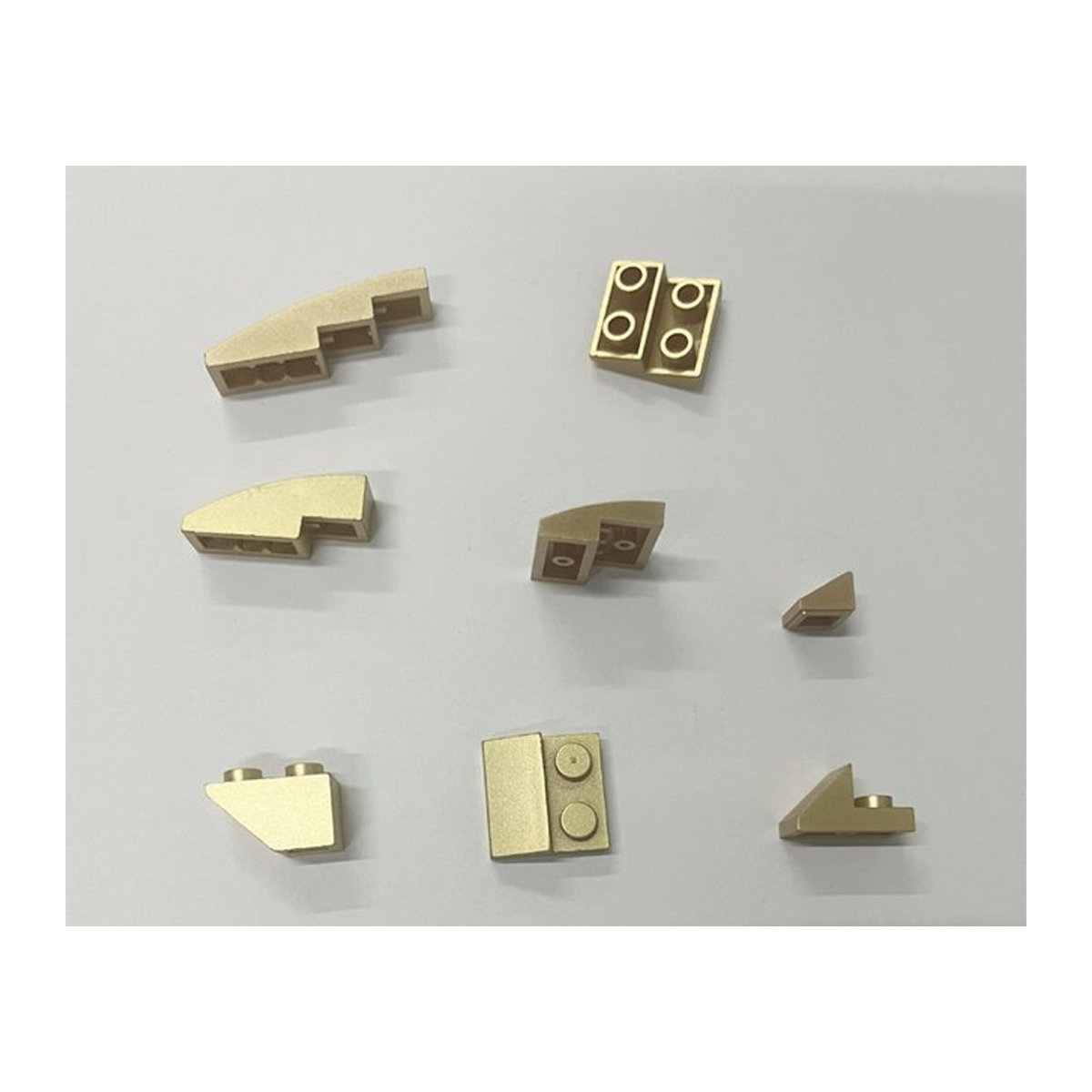 Youe Shone 10er Set Metallic Gold Bogen Bausteine für DIY Dekorationen - Bild 1