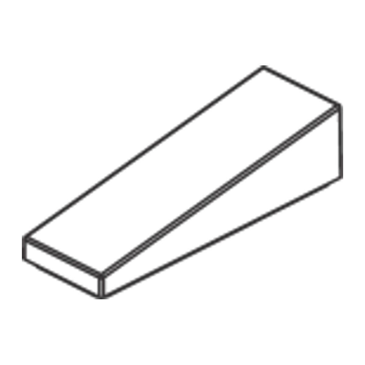 Youe Shone Slope-Fliese 1x3 DIY-Erleuchtungsblock-Ziegelteil Nr. KA210, 50 Stück, Kunststoff, Grün und Grau - Bild 1