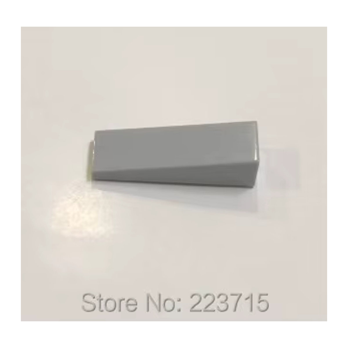 Youe Shone Slope-Fliese 1x3 DIY-Erleuchtungsblock-Ziegelteil Nr. KA210, 50 Stück, Kunststoff, Grün und Grau - Bild 2