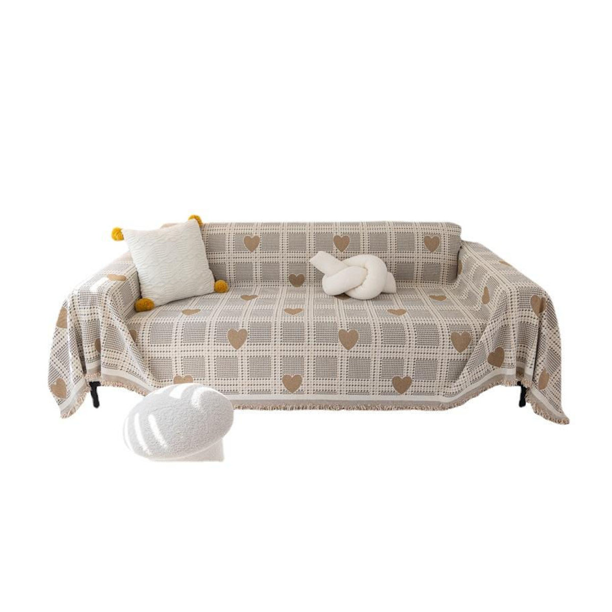 Your Warm Home Multifunktions-Sofaüberwurf weich und haustierfreundlich, Waschbarer Sofa-Schonbezug für Wohnzimmer und Armlehnen, B/T: 180 x 130 cm - Bild 2