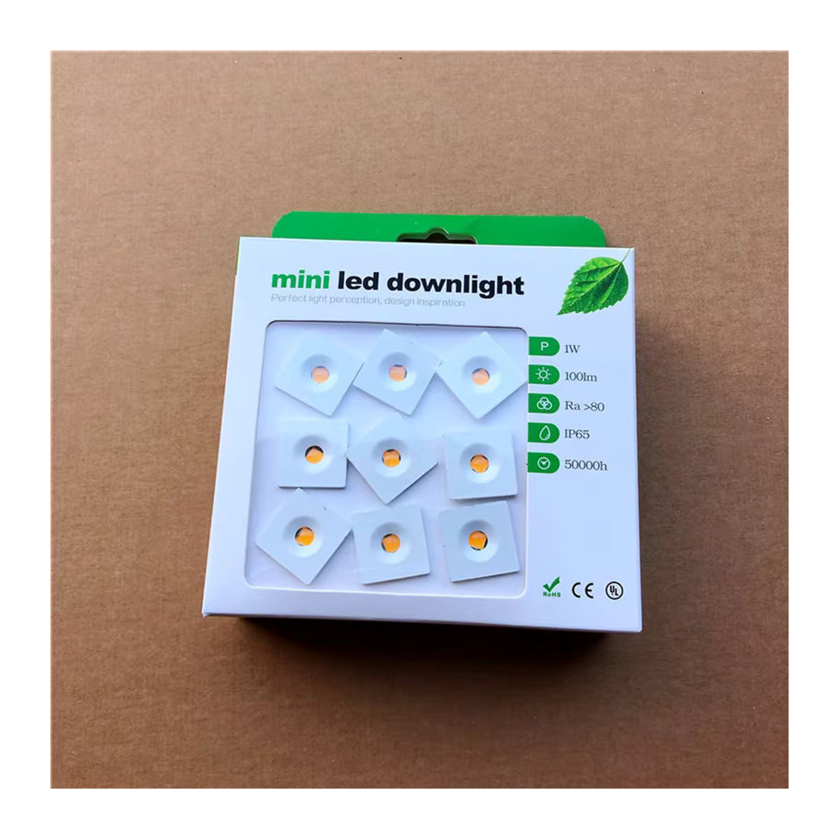 YRANK LED Mini Einbaustrahler IP65 wasserdicht 12V 1W in Weiß - Bild 4