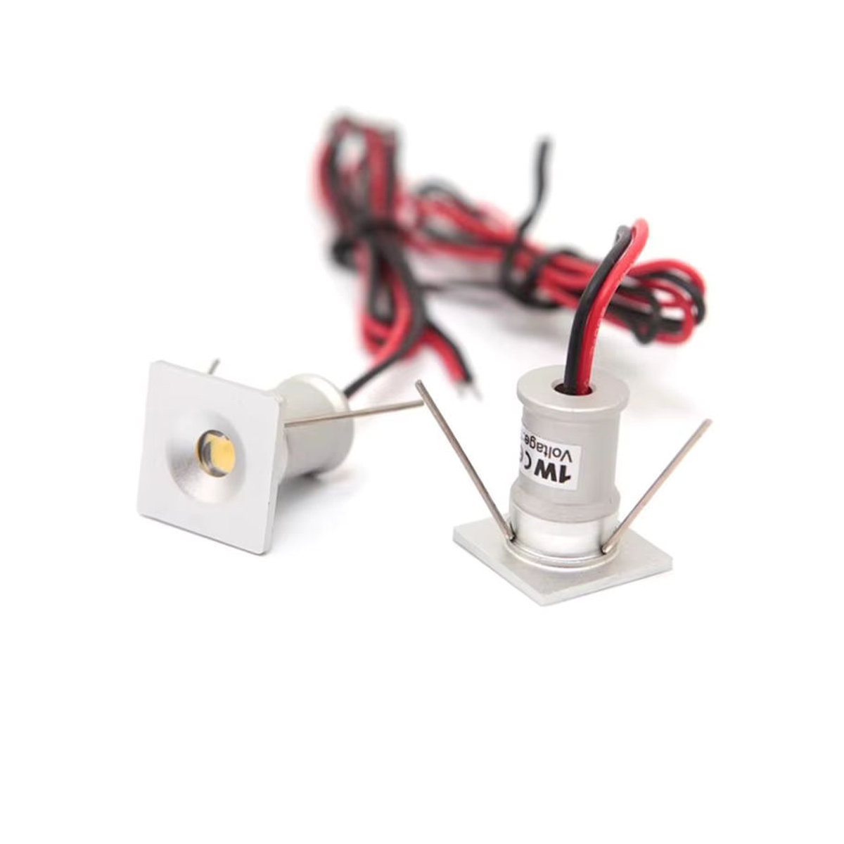 YRANK LED Mini Einbaustrahler IP65 wasserdicht 12V 1W in Weiß - Bild 5
