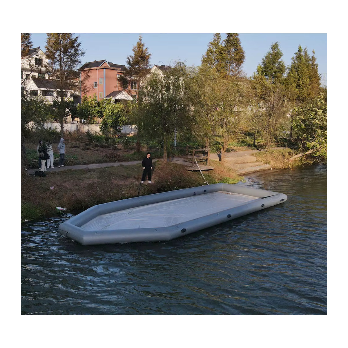 YTYIN Floating Dock Jet Ski Pontoon Cubes Plattform aus Kunststoff für Boote - Bild 2