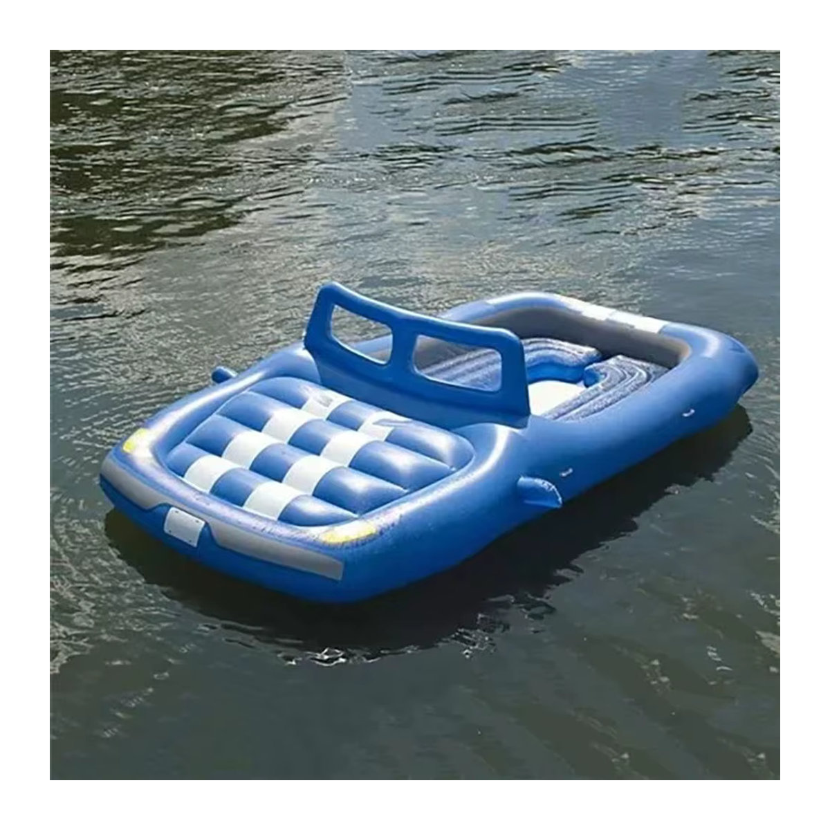 YTYIN Sunny Aufblasbare Schwimminsel für 6 Personen als umwandelbares Wasser-Vergnügungsobjekt - Bild 2