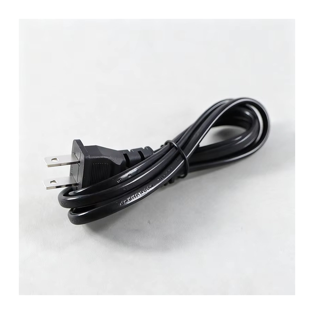 Yu Xi Netzkabel Schwarz für PS2 PS3 PS4 CD-Player und Laptop mit 1m Länge und wahlweise europäischem Rundstecker oder amerikanischem Flachstecker - Bild 4