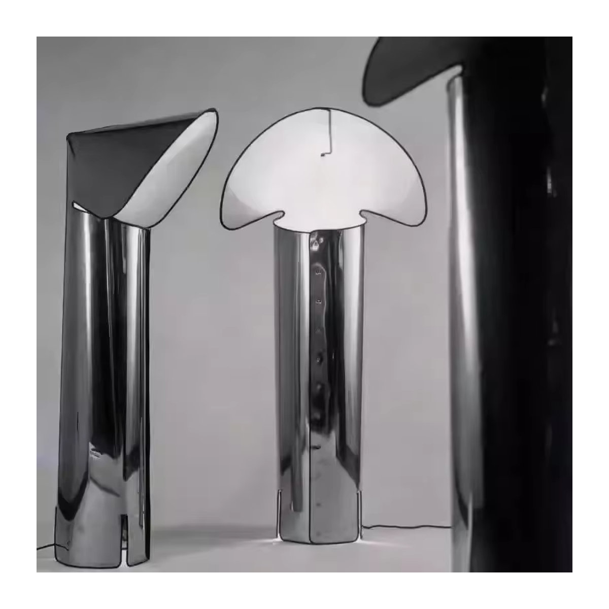 YUENSLIGHTING Designer Stehlampe im skandinavischen Stil aus Stahl mit minimalistischem Nordic Design - Bild 2