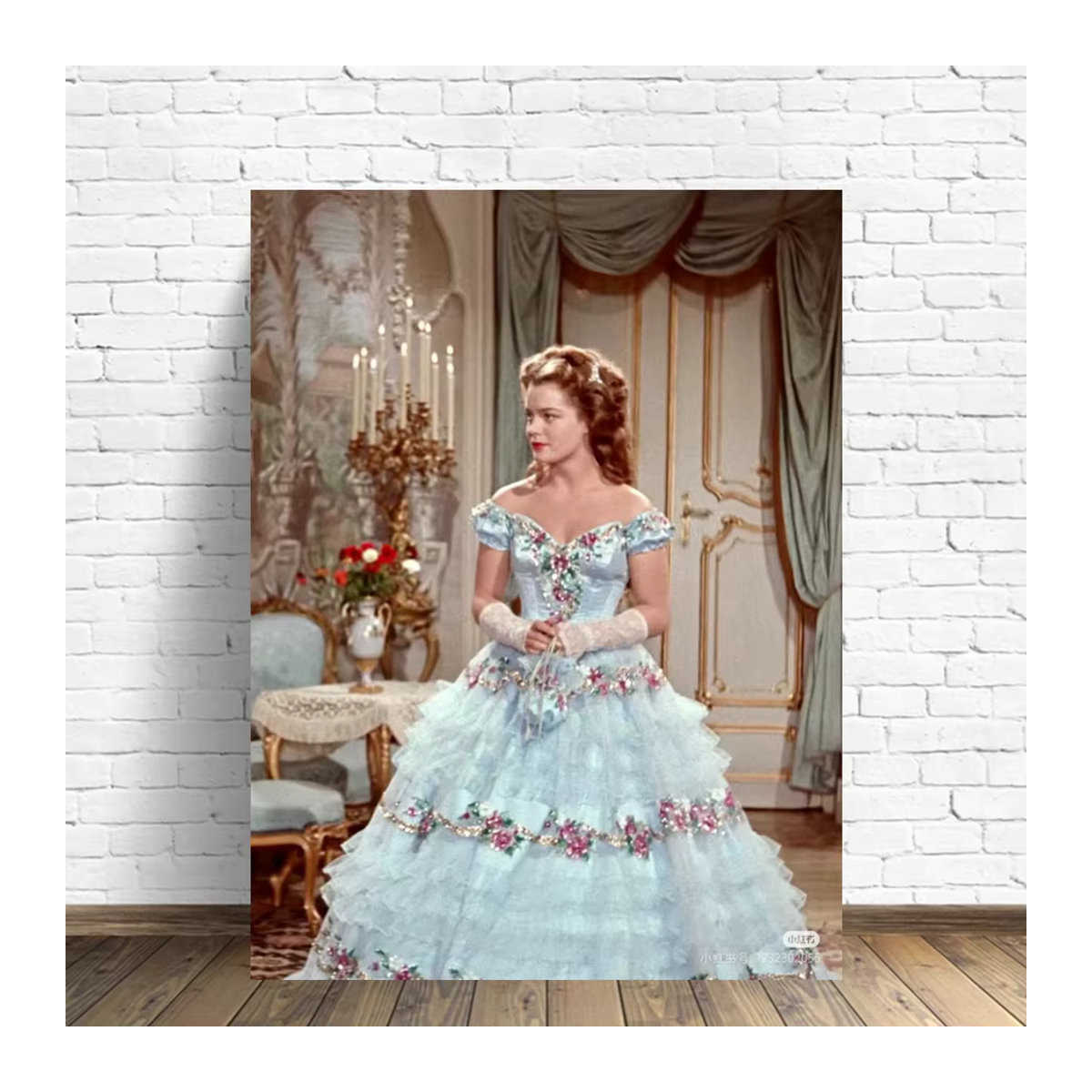 YUTTEE 5D Diamant Malerei Sissi Prinzessin Film Romy Schneider Porträt DIY Mosaik Set mehrfarbig - Bild 2