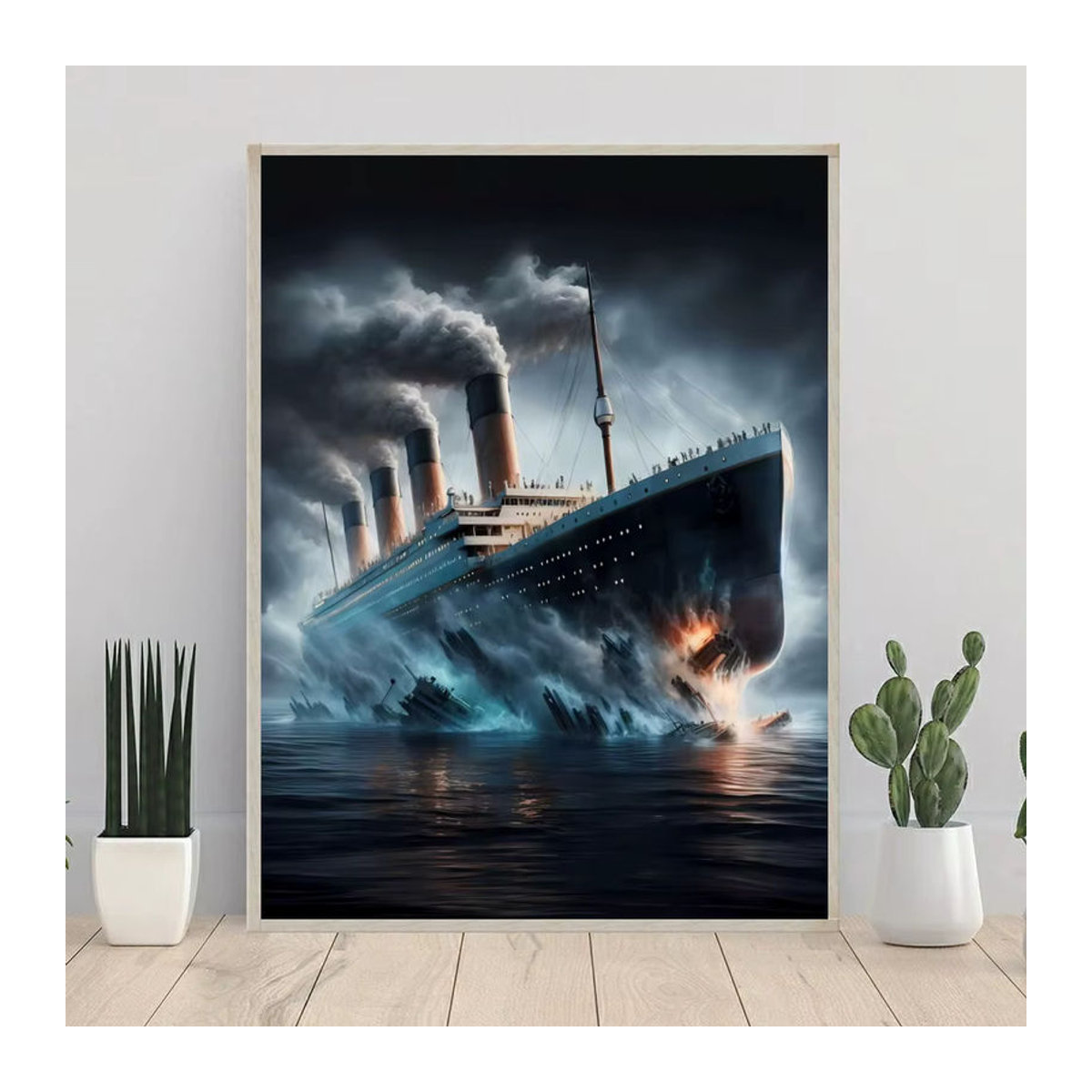 YUTTEE 5D DIY Diamantmalerei Titanic Jack und Rose Mosaik Set mit runden Steinen in Mehrfarbig - Bild 3