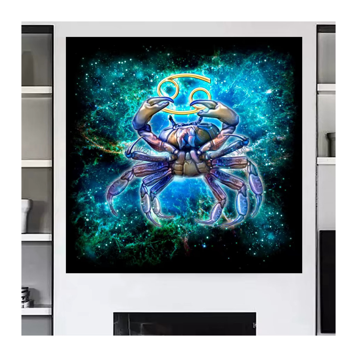 YUTTEE Diamant-Mosaik Set mit 12 Sternbildern und astrologischen Zeichen, DIY Diamond Painting mit vollen Bohrern, mehrfarbig, rund - Bild 2