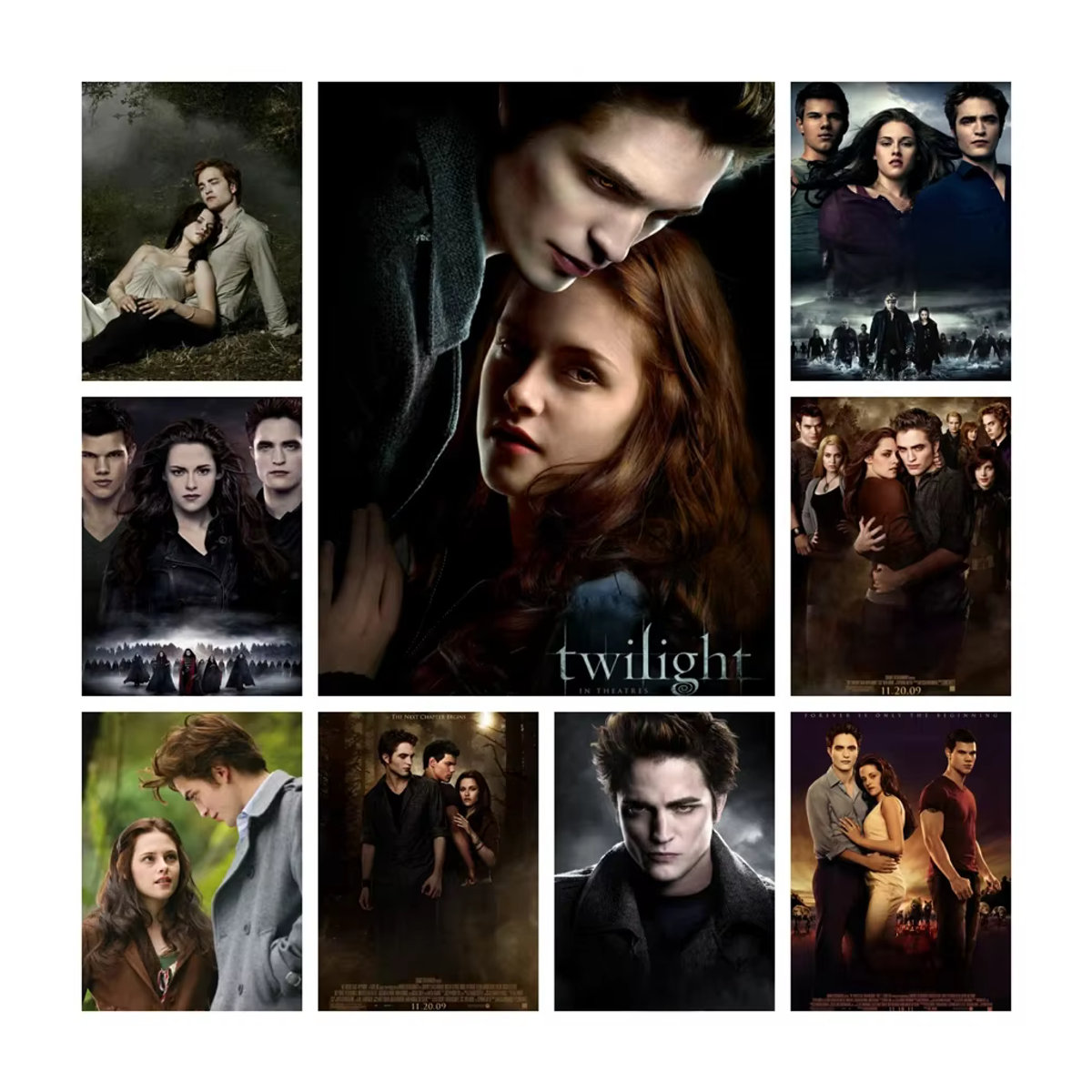 YUTTEE Diamantmalerei Twilight Saga Motiv mit Robert Pattinson als Mosaik-Stickerei in Mehrfarbig - Bild 3