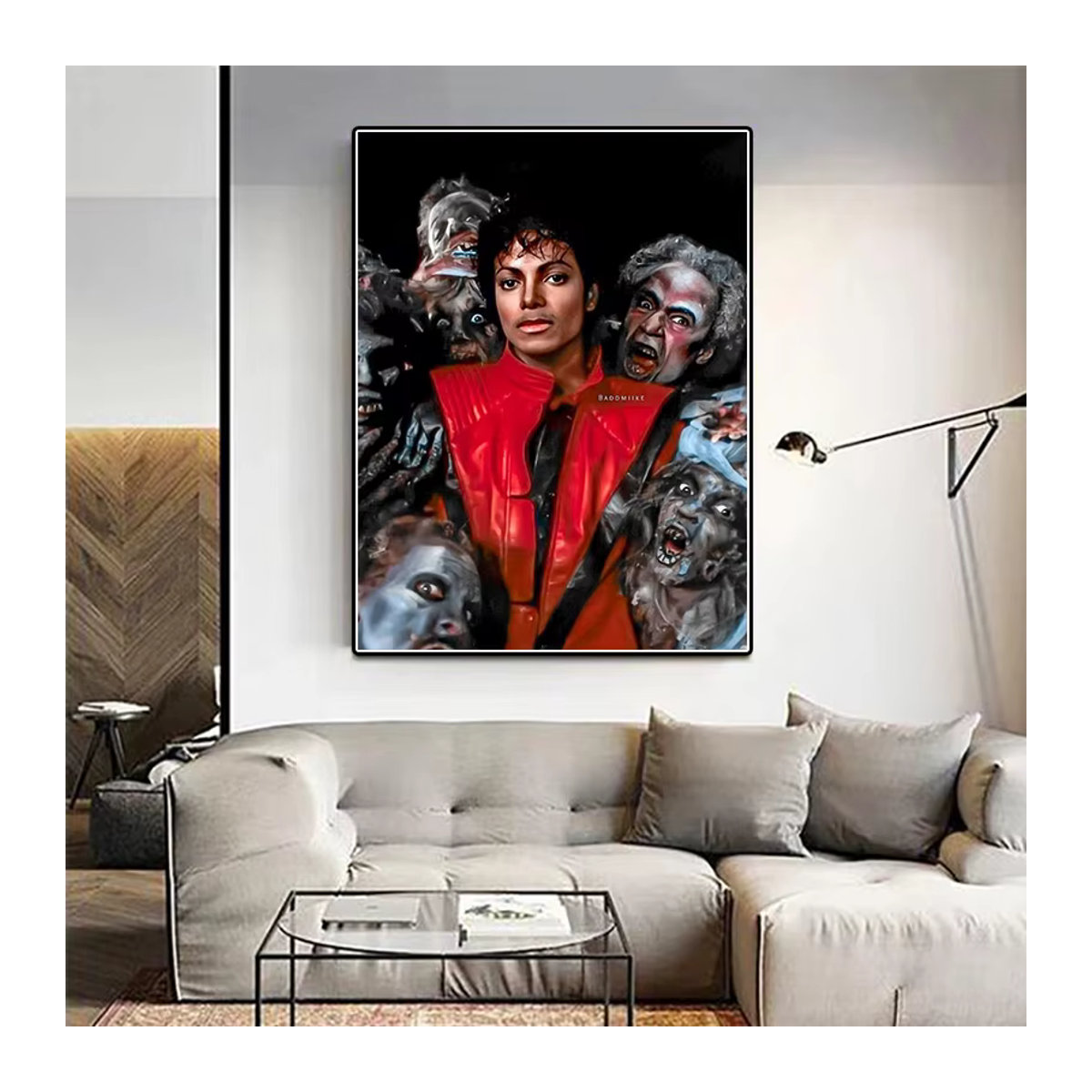 YUTTEE Diamond Painting Kit Michael Jackson Rund Mosaik Kunst Set Mehrfarbig - Bild 2