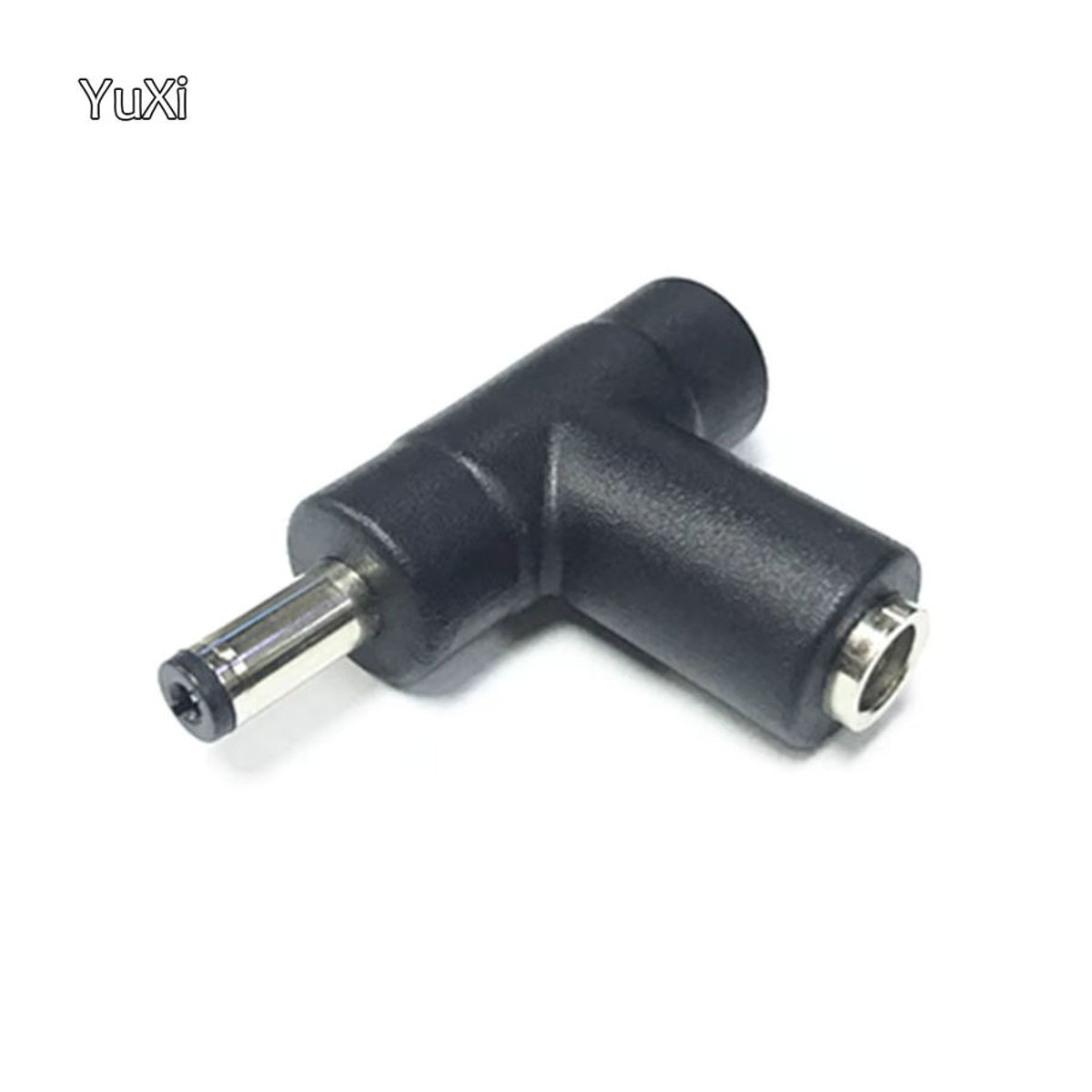 YuXi DC-Netzteil Splitter Konverter Schwarz 1 Stecker auf 2 Buchsen 5,5x2,1mm - Bild 2