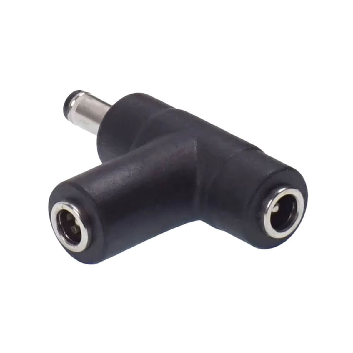 YuXi DC-Netzteil Splitter Konverter Schwarz 1 Stecker auf 2 Buchsen 5,5x2,1mm - Bild 4
