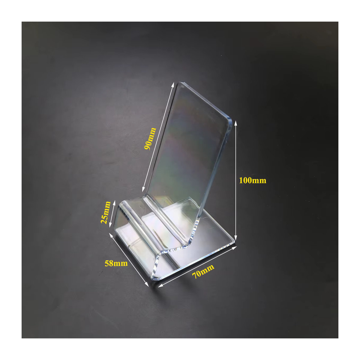 YuXi Tragbarer Display-Ständer für Gameboy Advance, GBA, GBP, GBC und Konsolen, Transparent, Kunststoff - Bild 4