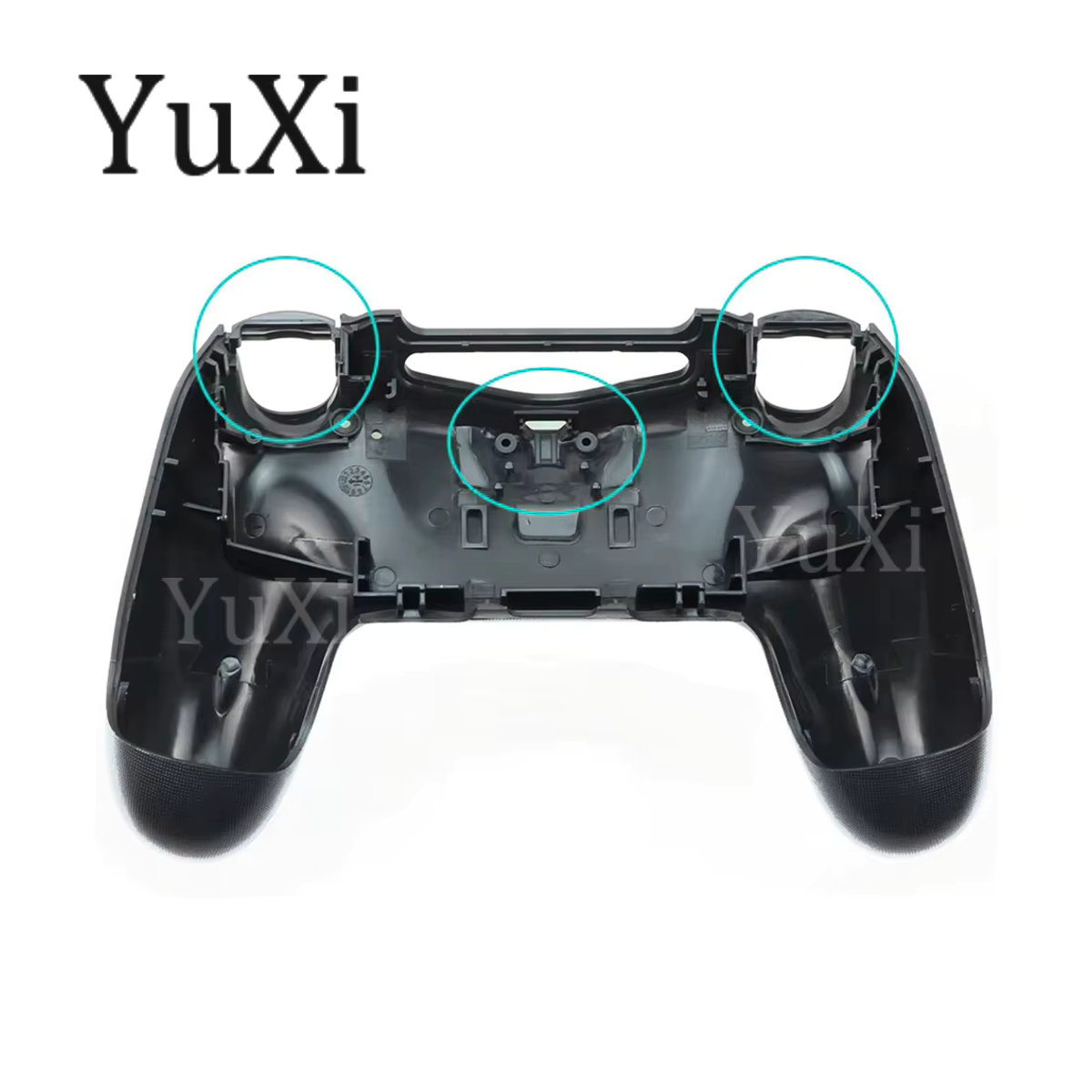 YuXi Unteres Gehäuse Shell für PS4 Wireless Gamepad Controller JDM JDS 001 010 011 in Schwarz oder Weiß - Bild 2
