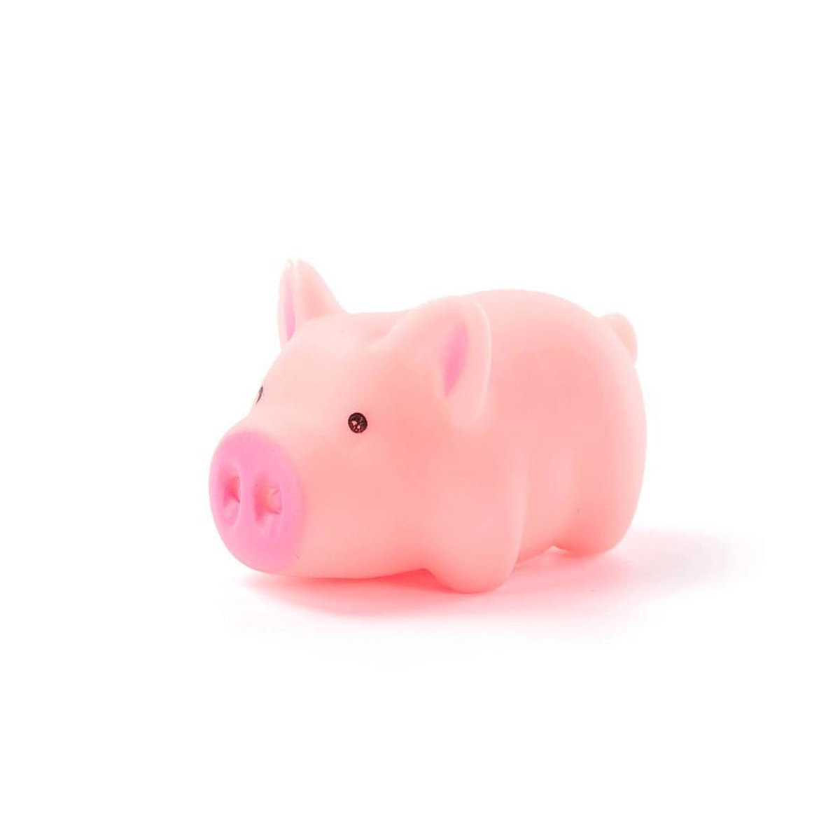 Yuyongzhi Hundespielzeug Rosa Quietschendes Gummi-Schwein für Hunde Höhe: 4,5 cm - Bild 2