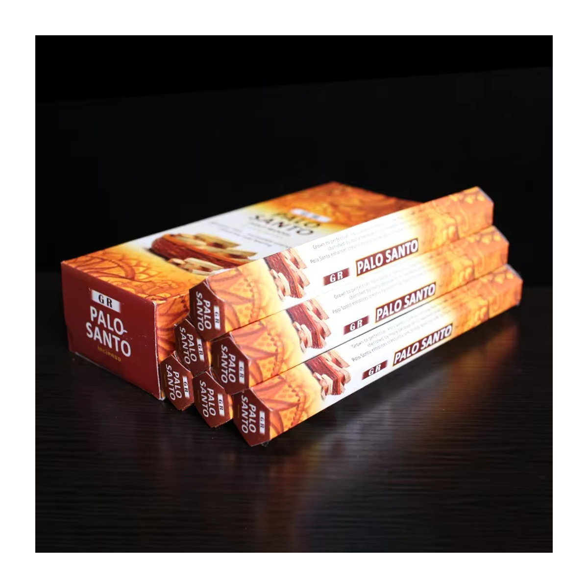YXYMCF Indischer Weihrauch Räucherstäbchen mit Palo Santo und weißem Salbei, 20 Stück, Orange - Bild 1