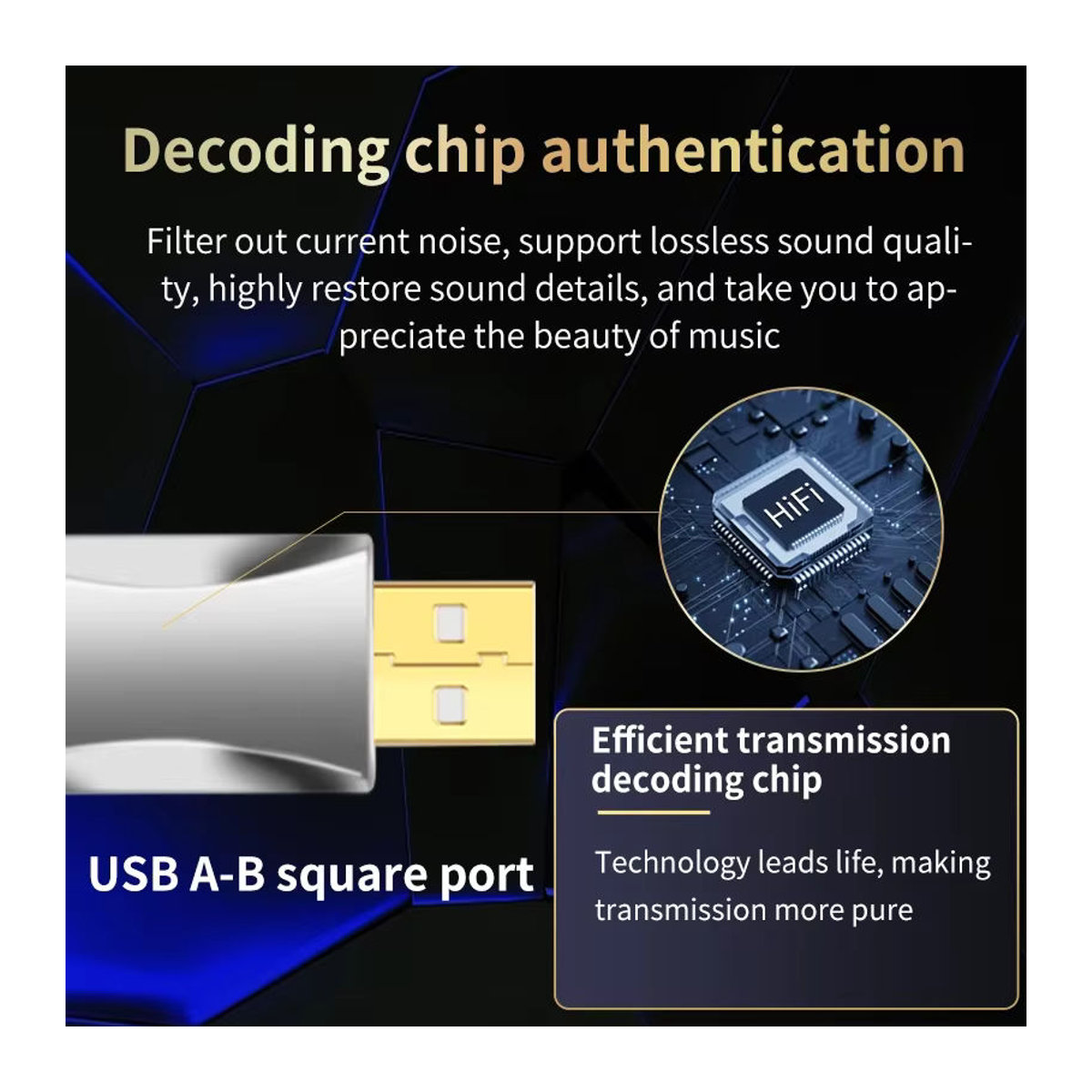 Yyaudio USB-C auf USB-B 2.0 Druckerkabel geflochten, Typ A zu B Anschluss, Farbe: Silber - Bild 2