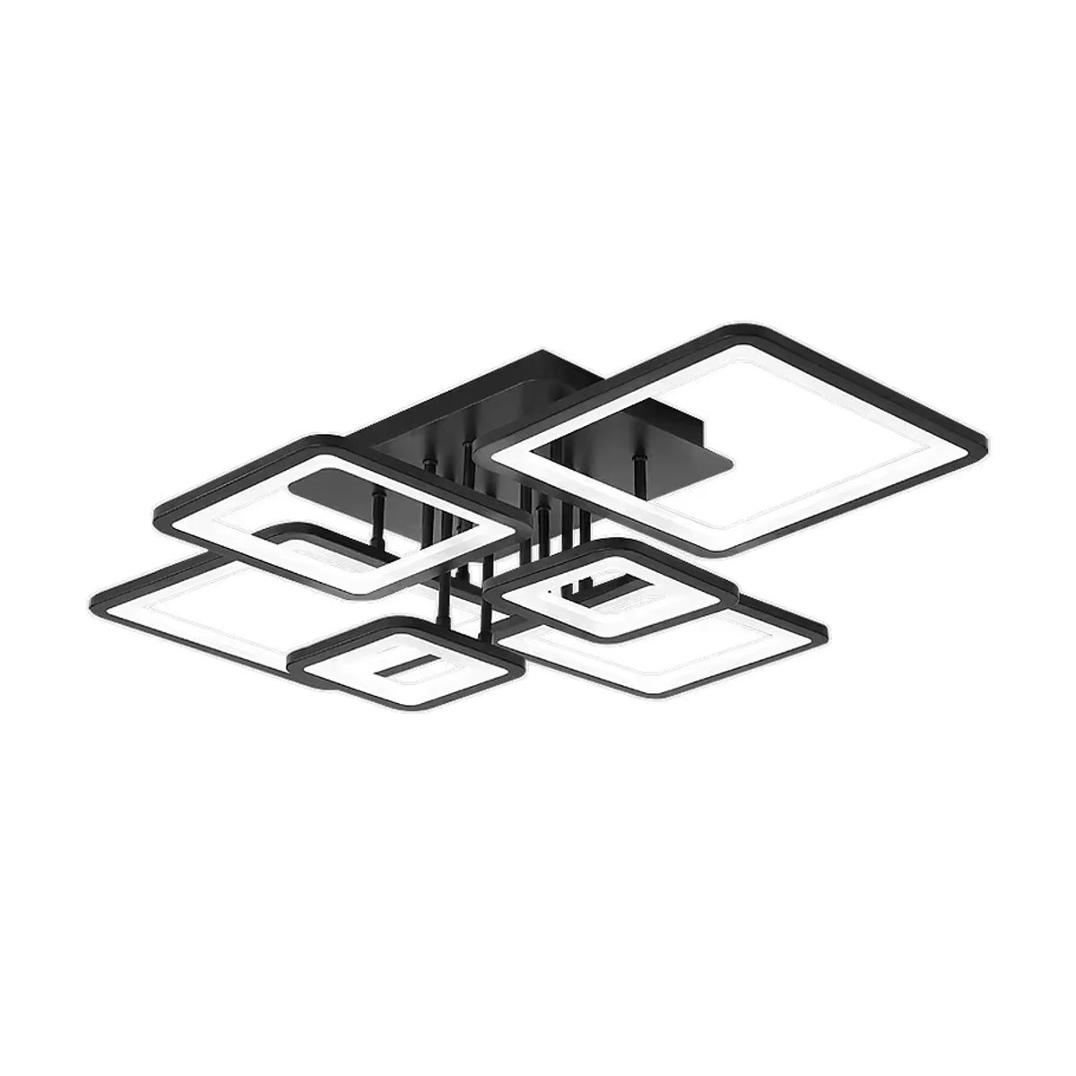 Z ZOSIMIO LIGHT Moderne LED-Deckenleuchte im skandinavischen Design für Wohnzimmer, Schlafzimmer und Esszimmer in Schwarz oder Weiß - Bild 6
