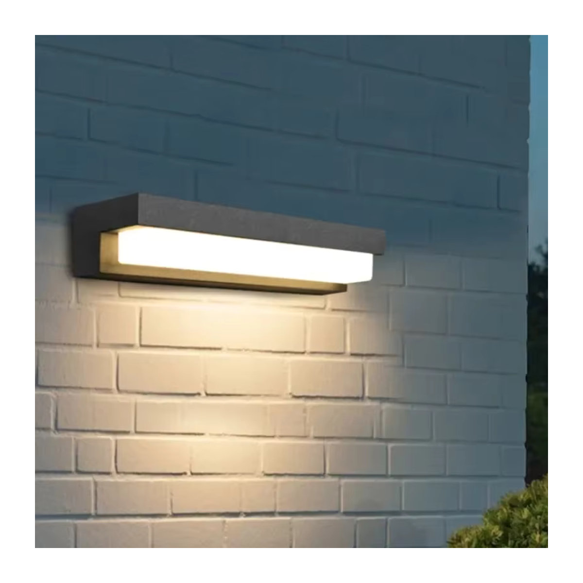 Z ZOSIMIO LIGHT Solar-LED-Wandleuchte in Schwarz mit Bewegungsmelder, IP65 wasserdicht, - Bild 3