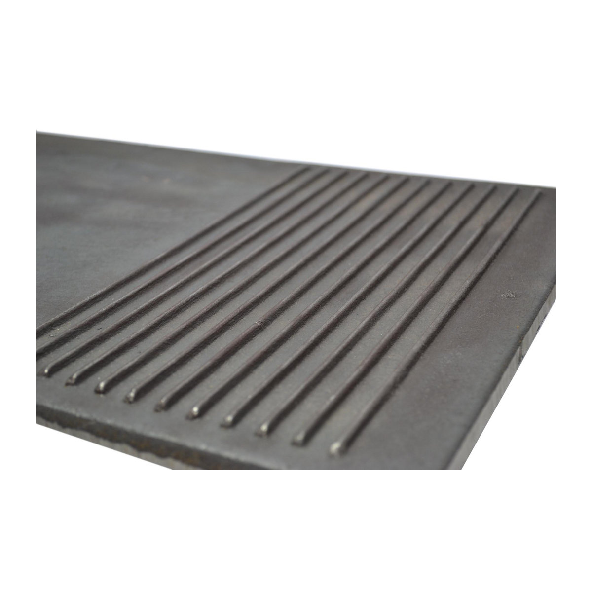 Zag80 Gusseisenplatte zum Grillen mit Holzgriff, B/T: 50 x 30 cm - Bild 3