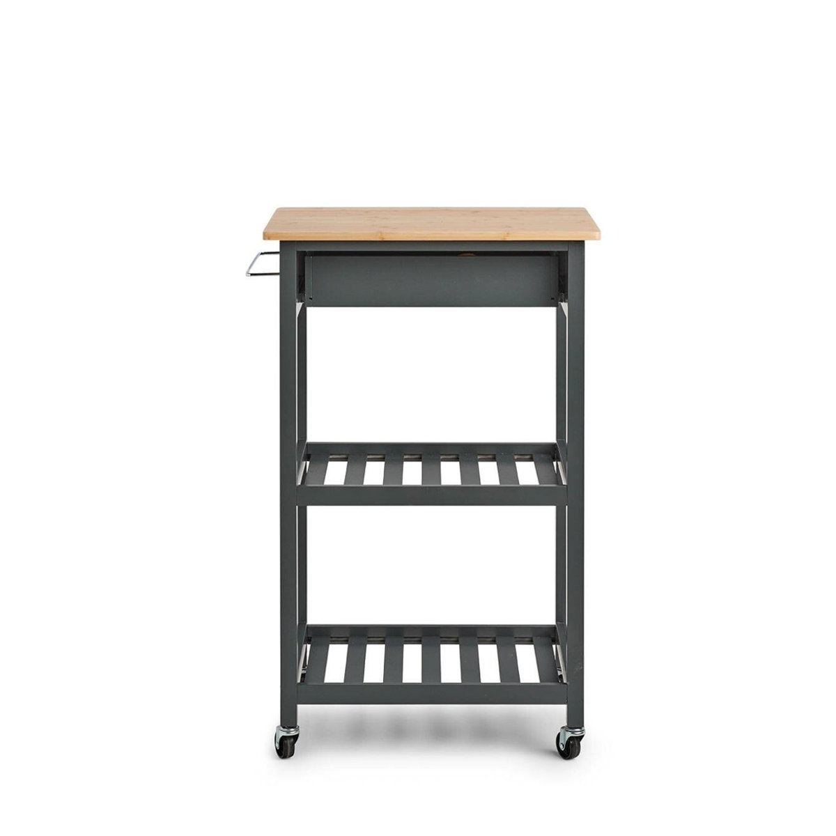 Zeller Küchenrollwagen Modern in Grau aus Holzwerkstoff B/H/L: 40 x 93 x 58 cm - Bild 2