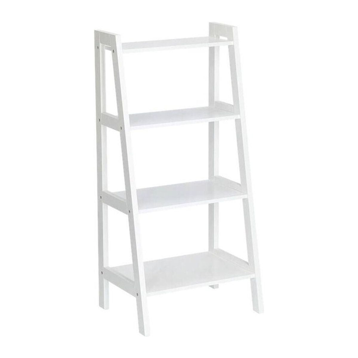 Zeller Standregal weiß aus Holzwerkstoff B/H/T: 32 x 90 x 43 cm - Bild 1