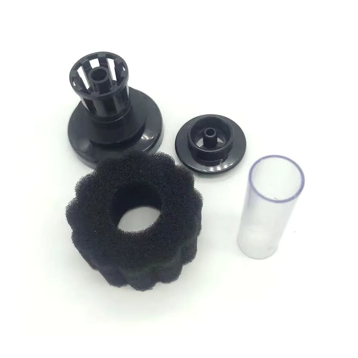 ZHIYANG Mini Aquarium Schwammfilter Schwarz für Garnelen und Teich mit biochemischer Filtration - Bild 4