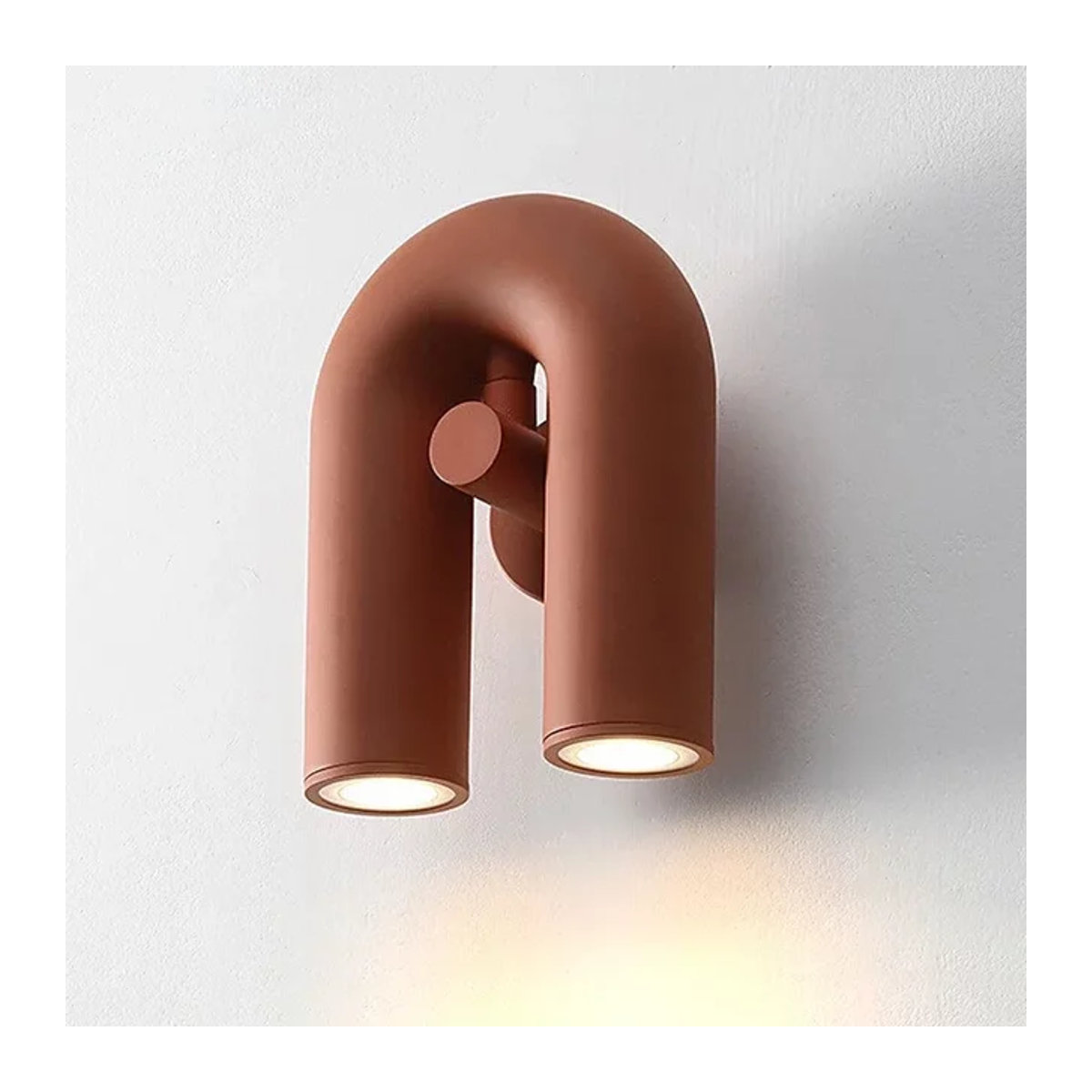 ZIMULONG LED Wandleuchte in U-Form im skandinavischen Design, Rosa - Bild 1