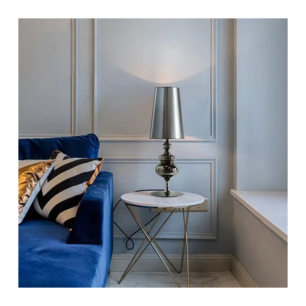 ZIMULONG Moderne Nordic LED Tischlampe als Leselampe für Wohnzimmer und Schlafzimmer - Bild 4
