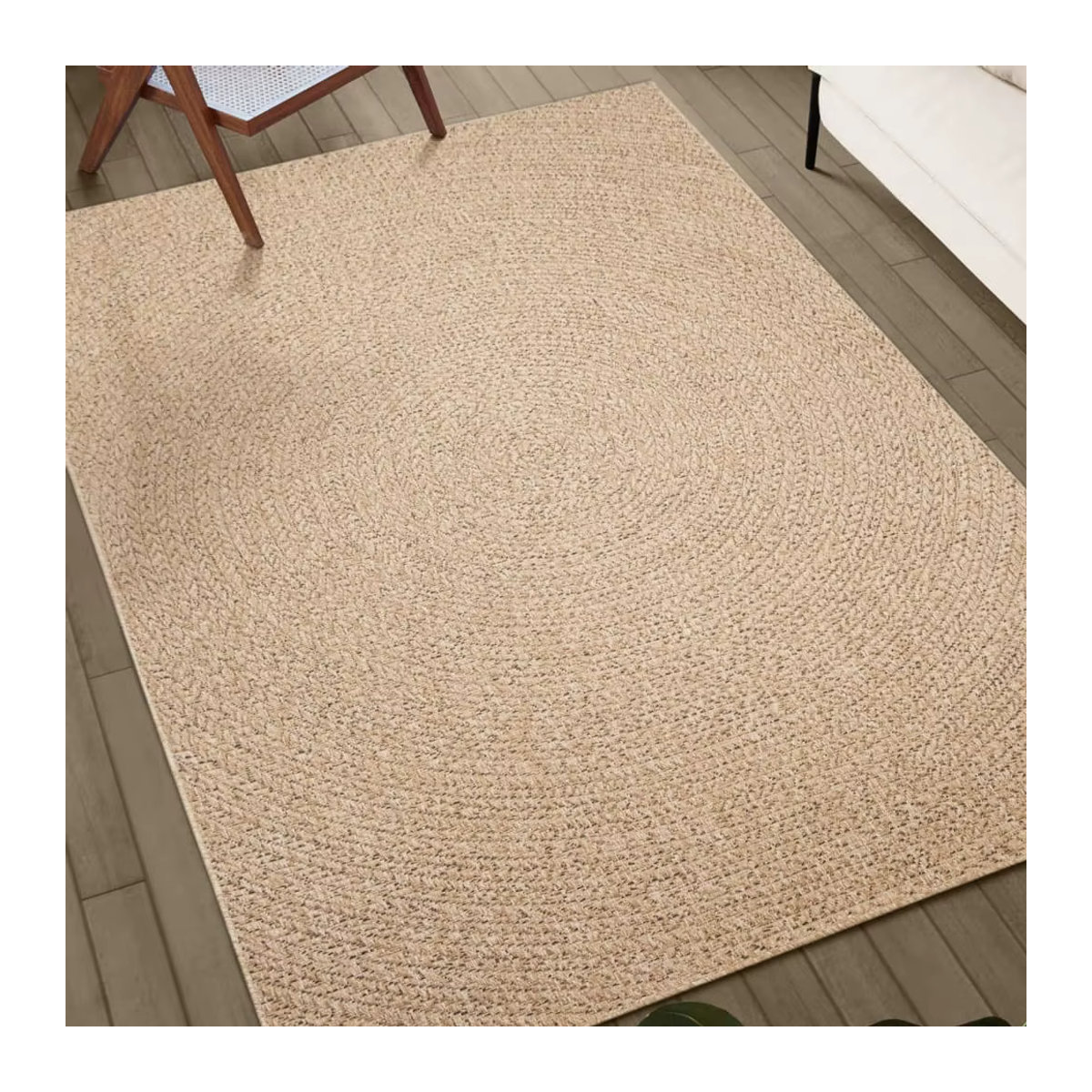 ZIZUR Teppich in Jute-Optik, Beige, B/T: 80 x 250 cm - Bild 3