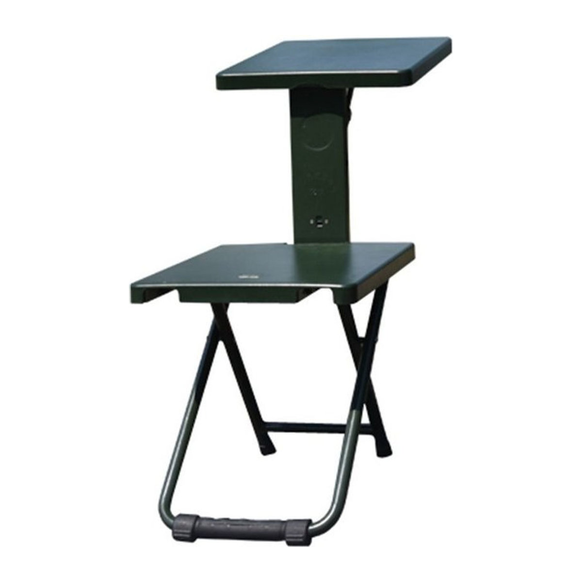 ZJMZYM Multifunktionaler Klappstuhl als tragbarer Schreibstuhl und Hocker für Outdoor, Angeln und Picknick, Farbe: Armee Grün - Bild 1