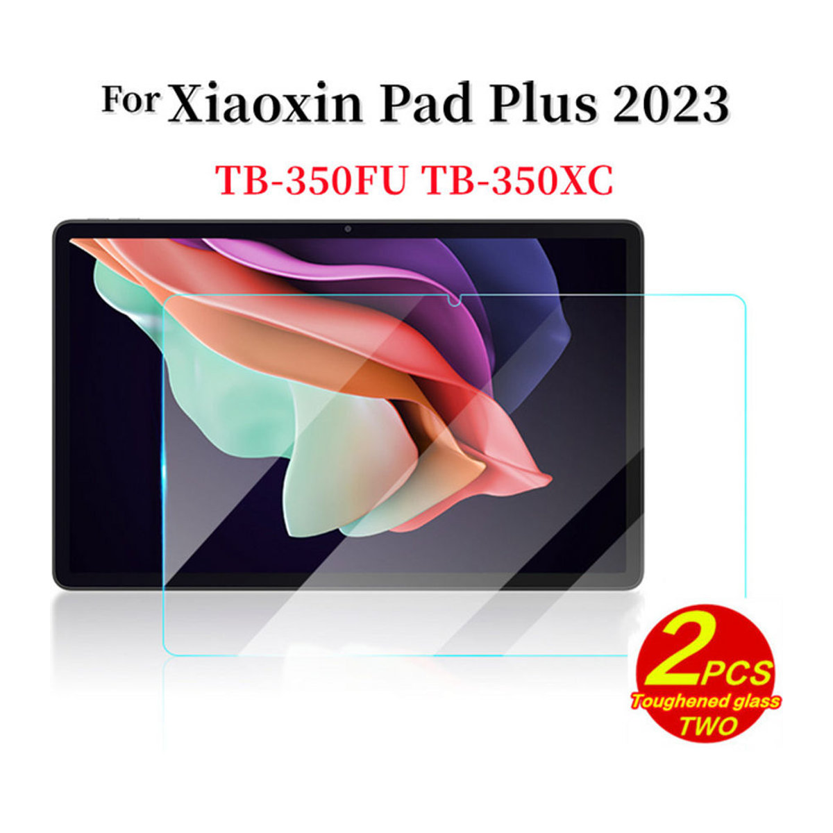 ZNOVAY Gehärtete Glasfolie für Lenovo Tab P11 2nd Gen 11,5 Zoll und Lenovo XiaoXin Pad Plus 2023 TB350FU TB350XC, Transparent - Bild 1