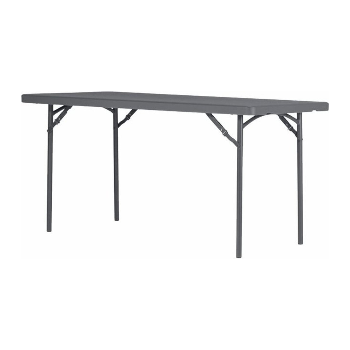 Zown Klapptisch XL150 in Grau aus Kunststoff und Metall, B/T/H: 152 x 76 x 74 cm - Bild 1