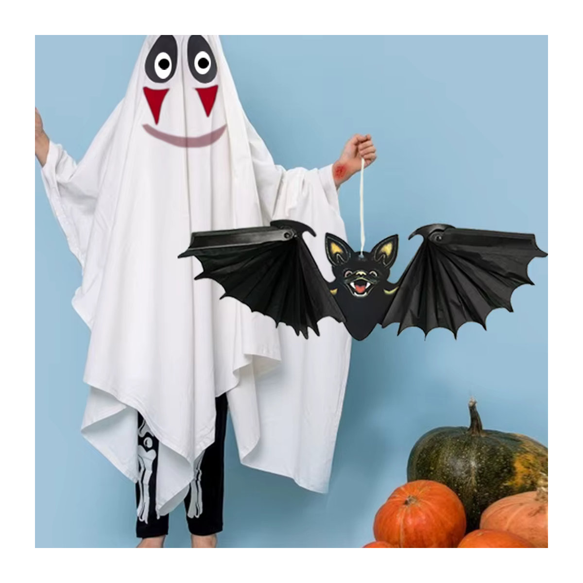 ZQCXLD Halloween Papier Fledermaus Anhänger Schwarz als hängende Dekoration für Party und Spukhaus - Bild 4