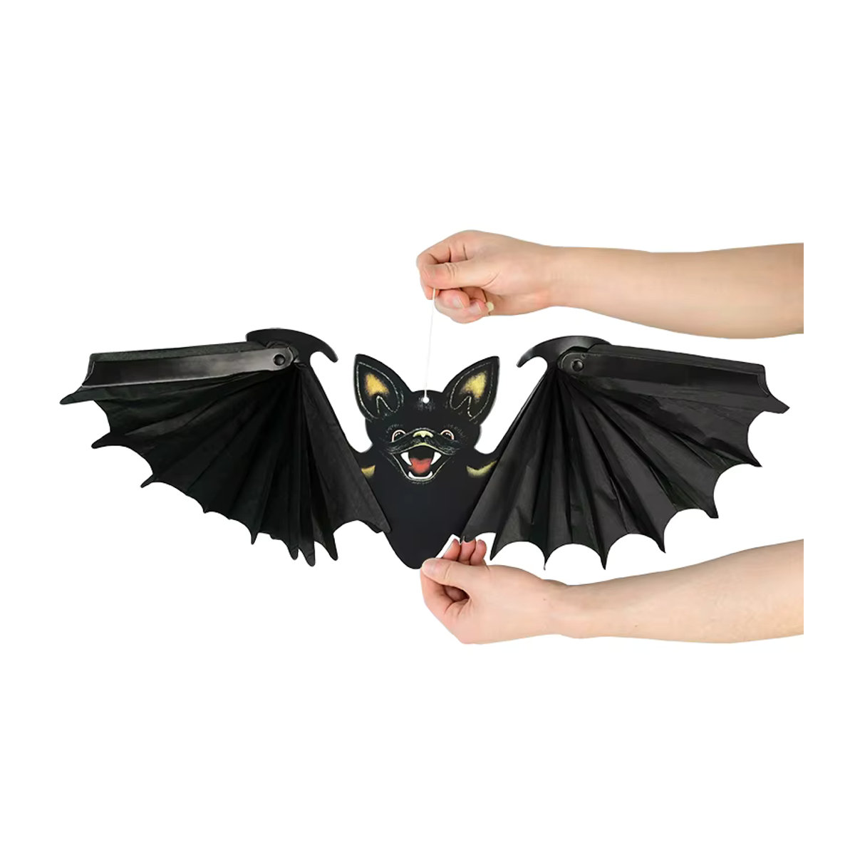 ZQCXLD Halloween Papier Fledermaus Anhänger Schwarz als hängende Dekoration für Party und Spukhaus - Bild 5
