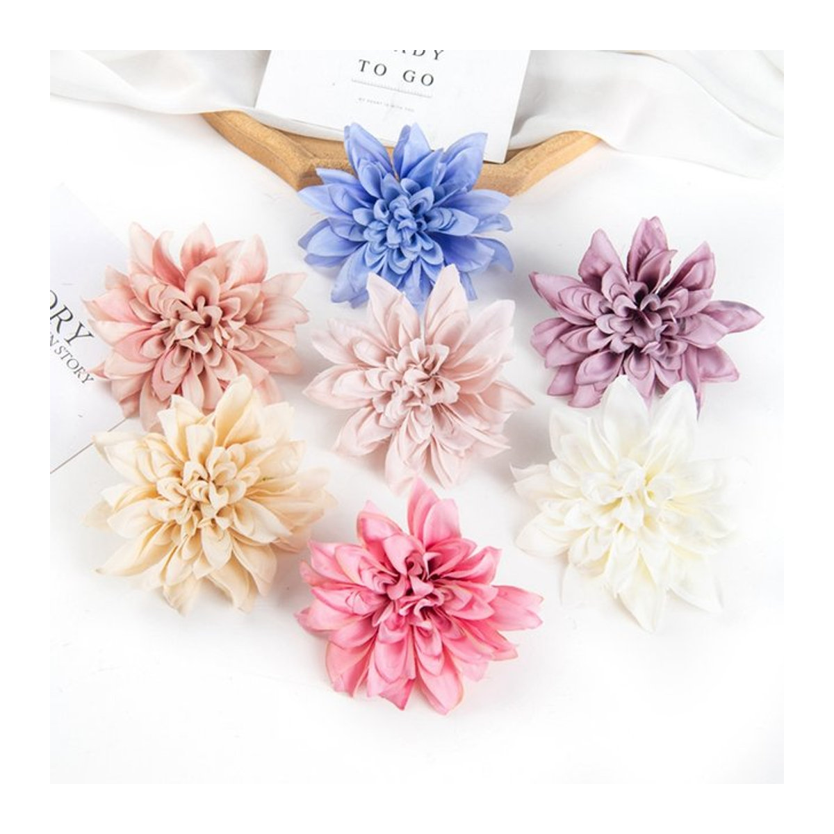 ZQCY Künstliche Gerbera aus Seide in Multicolor für Hochzeiten, Partys und Garten-Dekoration - Bild 1