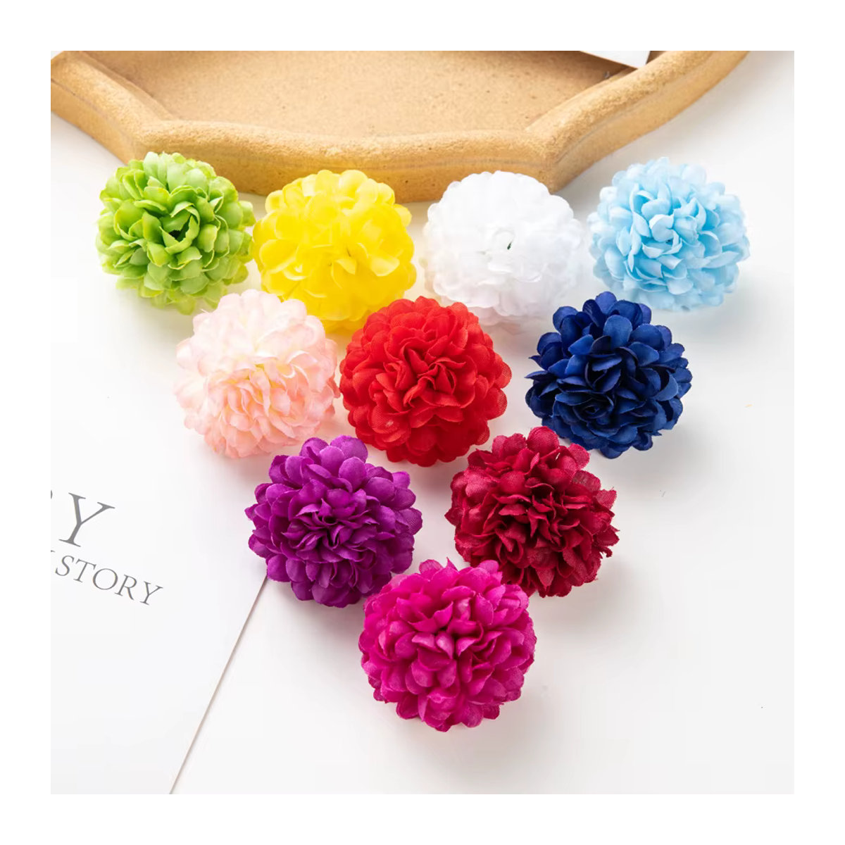 ZQCY Künstliche Hortensie aus Seide in Mehrfarbig als floraler Strauß für Hochzeit und Garten Dekoration - Bild 3