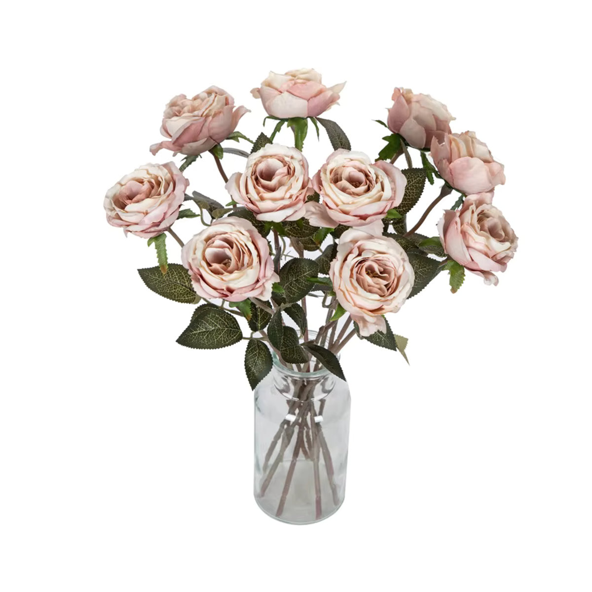 ZQCY Künstliche Seidenrosen in Rosenrot für Hochzeit und Dekoration - Bild 2